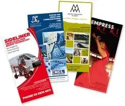 free shipping commercial flyer and leaflet and pamphlets handout custom flyers with pantone spot