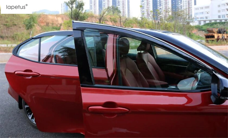 Аксессуары Lapetus подходят для Toyota Camry- оконные козырьки тенты ветер дождь солнцезащитный козырек защита вентиляционные крышки комплект