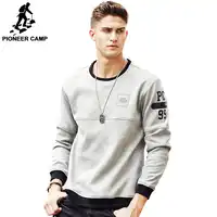 Pioneer Camp thick warm fleece hoodies men hot sale brand clothing autumn winter sweatshirts male quality men tracksuit 699035