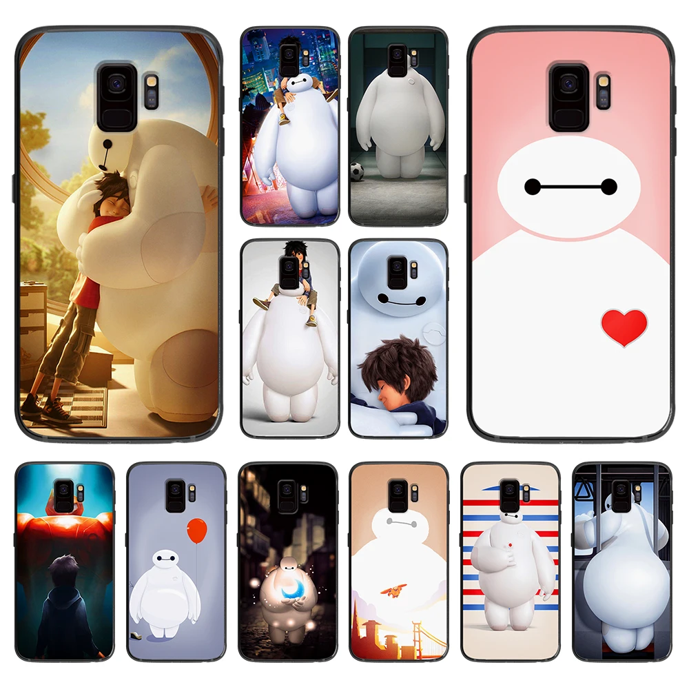 Мягкий чехол для телефона с рисунком Ctue Big Hero Samsung Galaxy S6 S7 S8 S9 S10e Plus Note 8