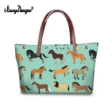 Большие женские сумки для обуви дизайнерская сумка на плечо Goriuss сумки для девочек красочная лошадь сумка-кошелек с принтом feminina Женская