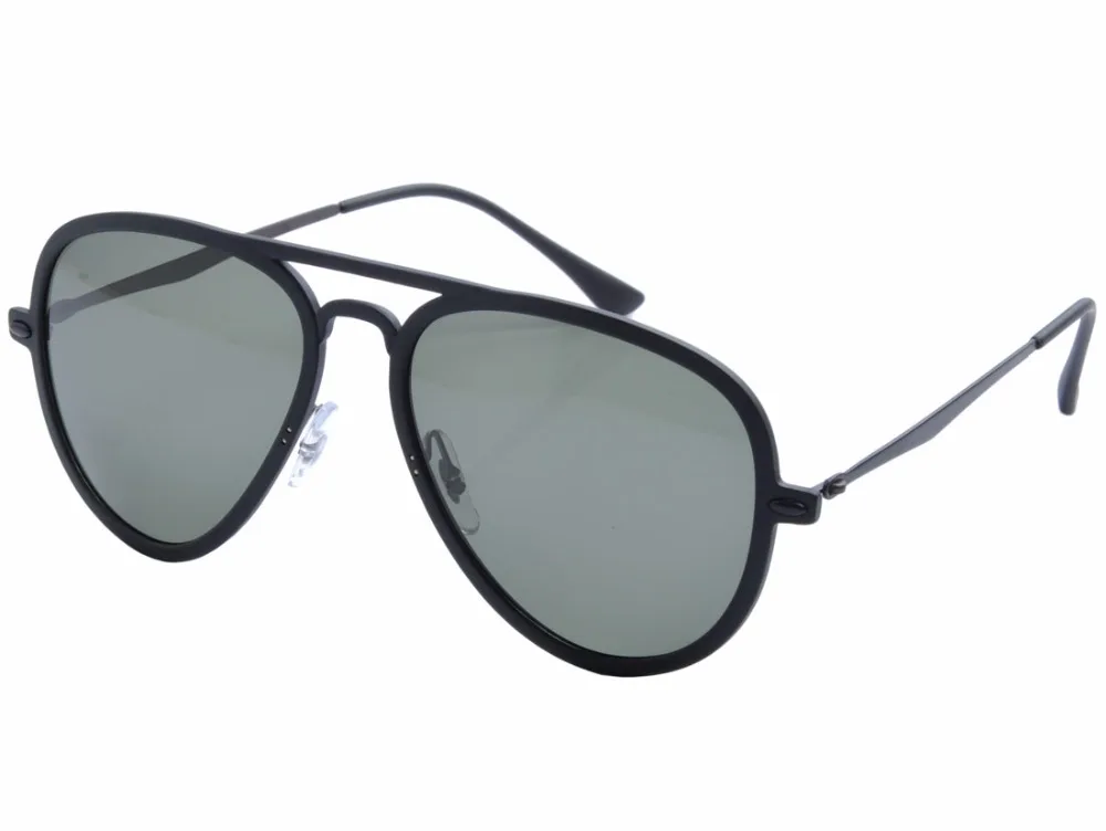 

DEDING Oversized pilot style Men's Polarized Sunglasses UV protection Sun Glasses Gradient flash mirror sunglasses 56MM DD1412