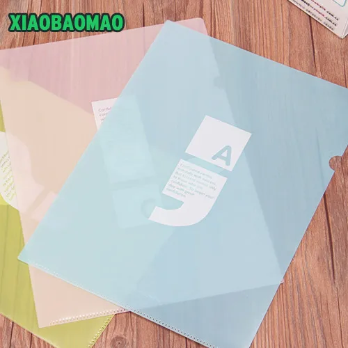

2pcs / LOT quality Cute cartoon double folder a4 folder L folder student papers classification folder