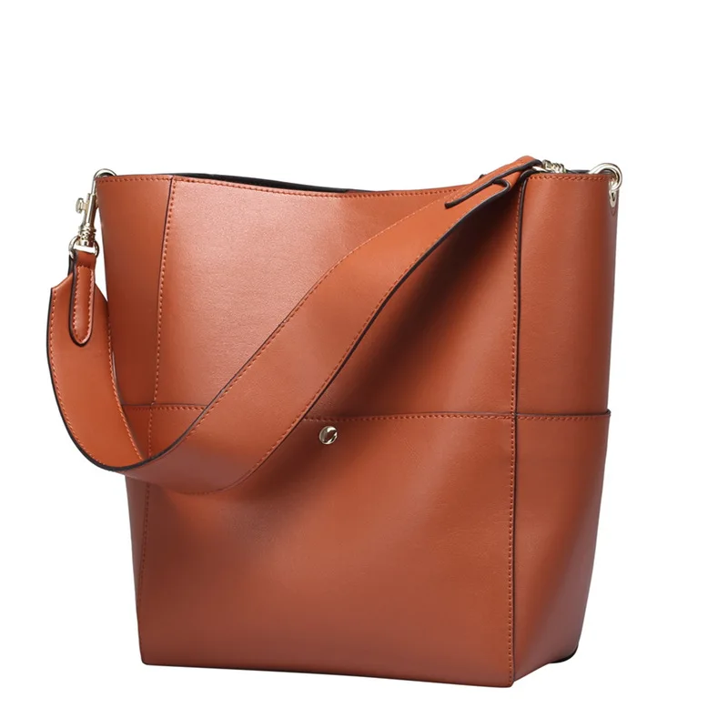 

Nesitu High Quality Black White Green Brown Split Leather Women Shoulder Bags female Shopping Bag M0755