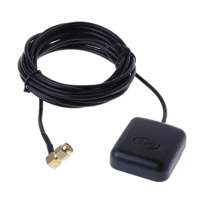 1 Pc Bend/Right Angle Strengthen Signal GPS Receiver GPS Antenna SMA Connector 3 Meters 1575.42MHz Moto Auto GPS Accessories