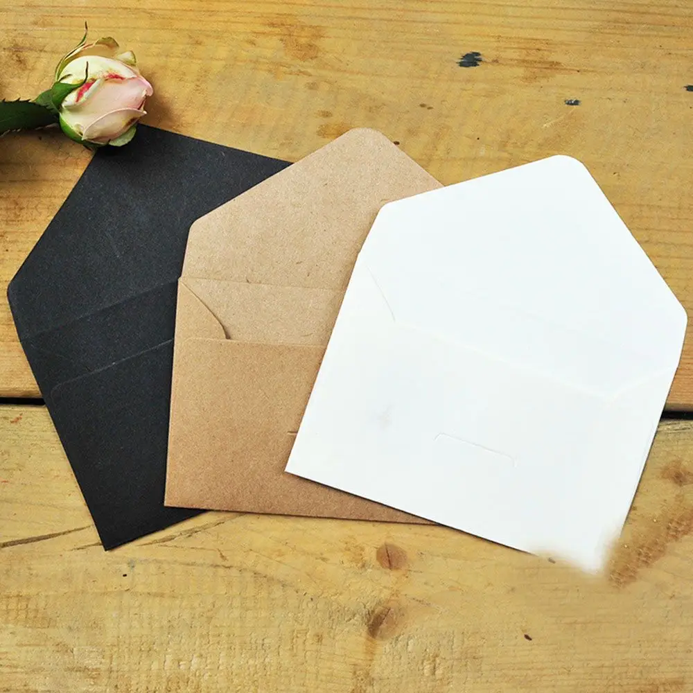 

20Pcs/Lot Kraft Paper Envelope for Message Card Scrapbooking Storage Gift Vintage European Style Stationery
