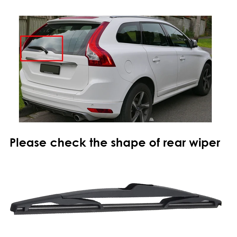 Evo xc60 2012-2017フロント & リアワイパーブレードセット