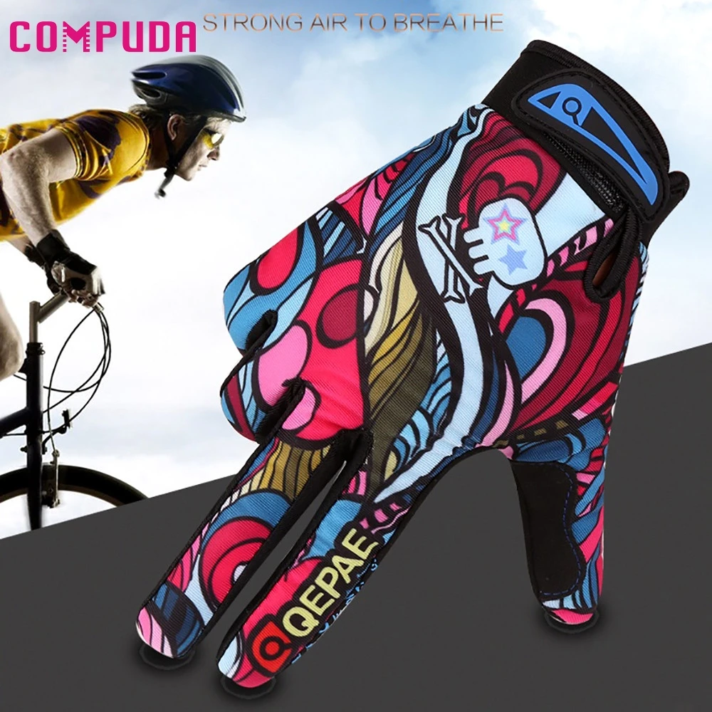 

High Quality Waterproof Warm Anti-skid Polyester Fabric Gloves Men Bicycle Full Finger Gloves Women MTB Racing Gloves 5.15
