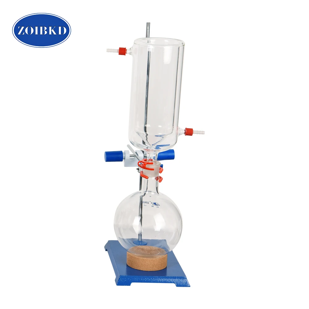 Laboratory condenser short range distillation accessories dry ice trap