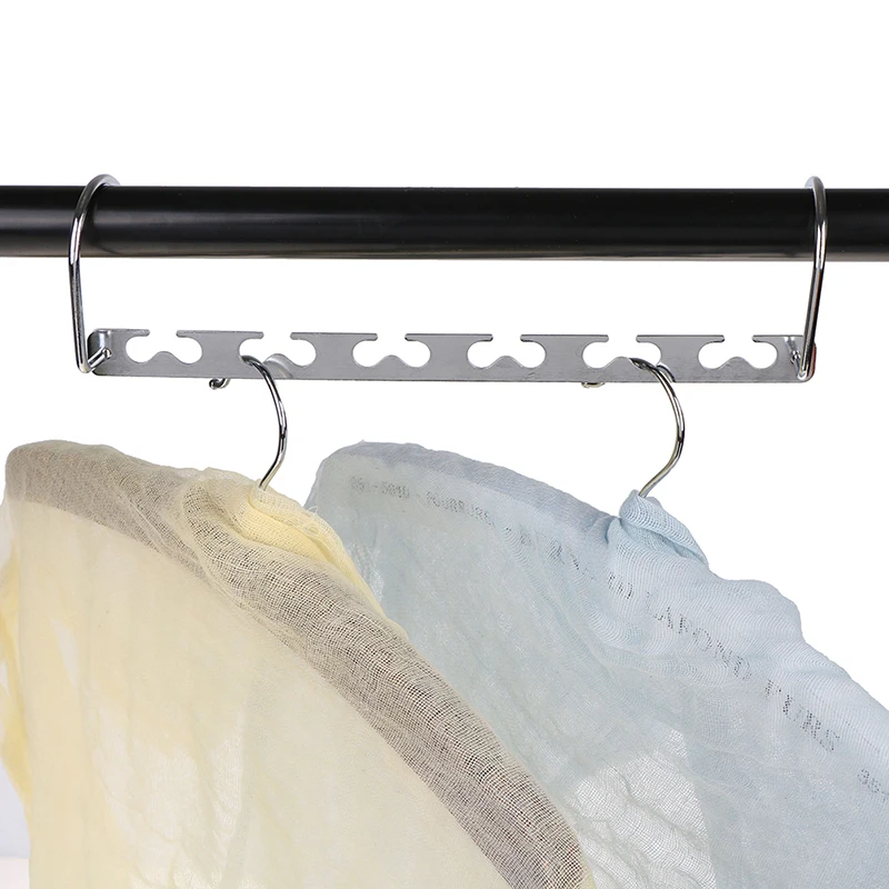 Clothes Closet Hangers Multifunctional Space Saving Metal Hangers with Hook Clothing Organizer Clothes Hanger Drying Rack