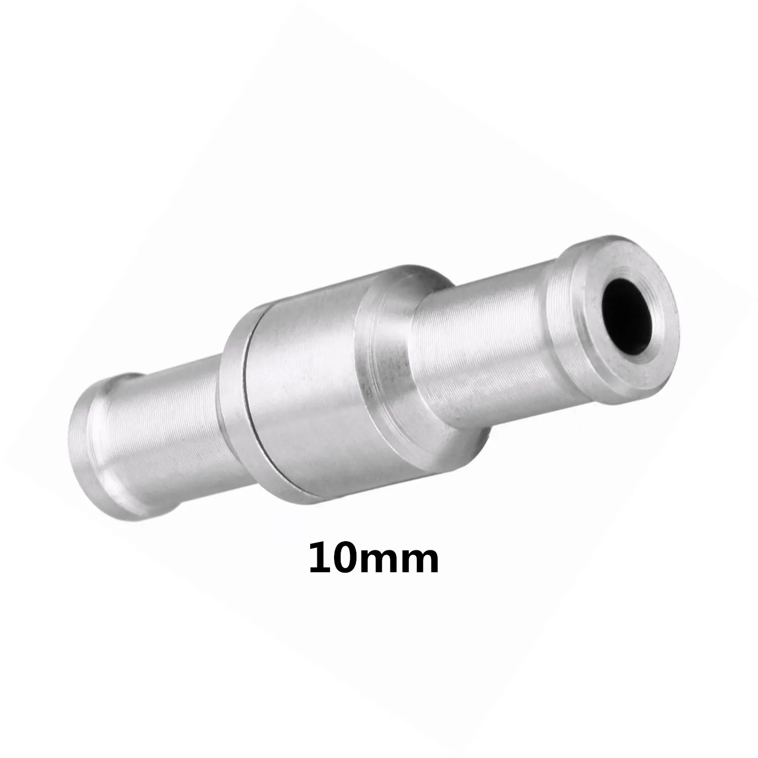 1X Aluminium Check Valve 6mm/8mm/10mm/12mm Brake Servo Booster No Return Inline Check Valve Vacuum Hose One Way For Automobile