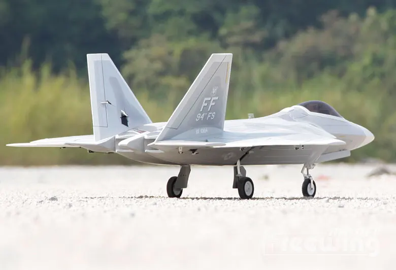 Freewing электрический rc jet F-22 Raptor самолет 90 мм edf самолет 6s или 8s PNP или комплект+ сервопривод выдвижной самолет/радиоуправляемая модель для хобби