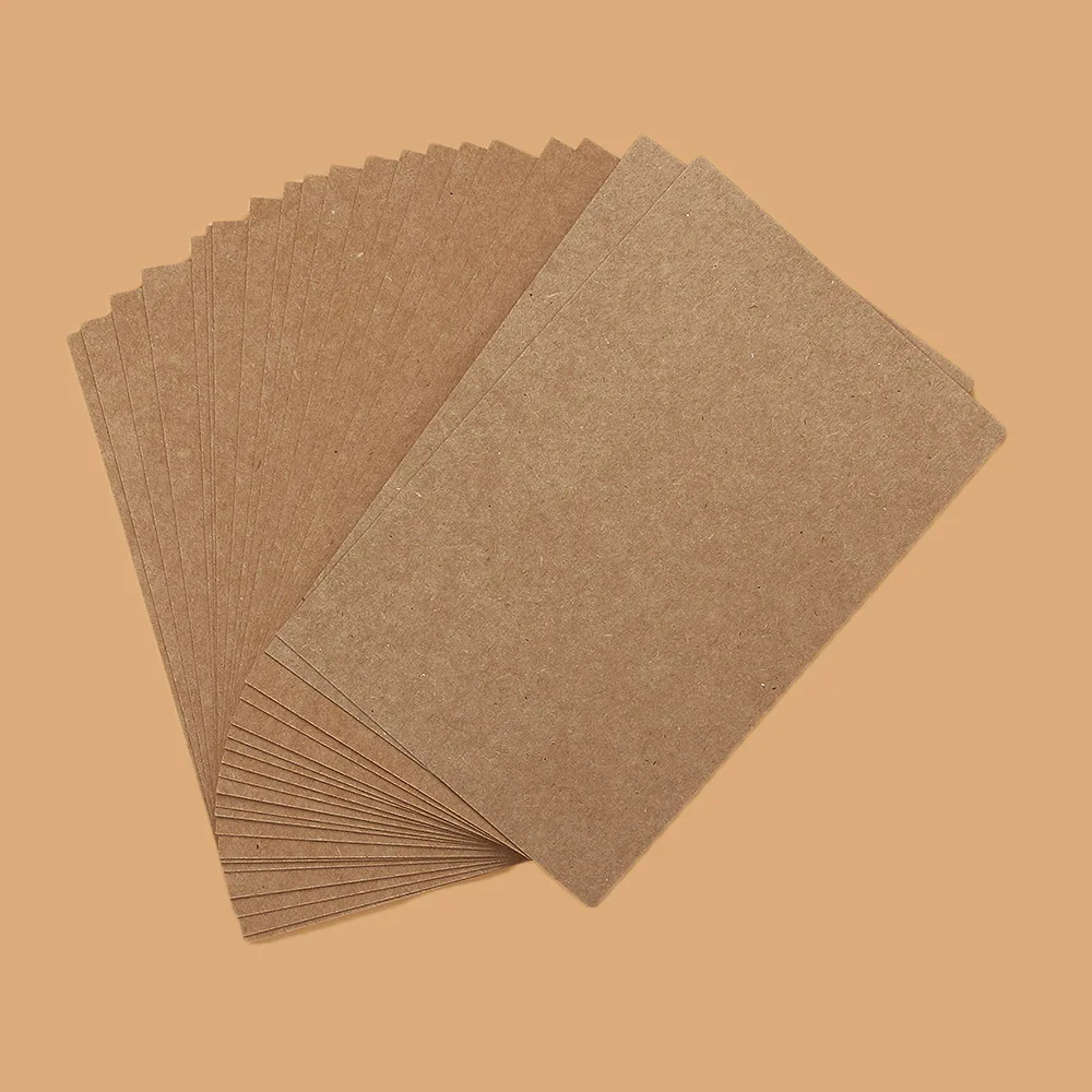 

20/100 pcs Classic Blank Greeting Card Kraft Paper Blank Postcards DIY Hand Painted Party Supplies Wedding Favors