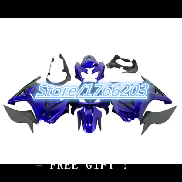 First-class blue black Fairing for KAWASAKI Ninja ZX250R 08-12 ZX-250R 2008-2012 ZX 250R EX250 08 09 10 11 12 2008 2012 First-class blue black Fairing for KAWASAKI Ninja ZX250R 08-12 ZX-250R 2008-2012 ZX 250R EX250 08 09 10 11 12 2008 2012