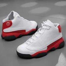 Детская обувь для мальчиков; баскетбольные кроссовки из искусственной кожи для девочек; баскетбольные кроссовки для помещений; тренировочная обувь; нескользящая детская обувь для игры в баскетбол