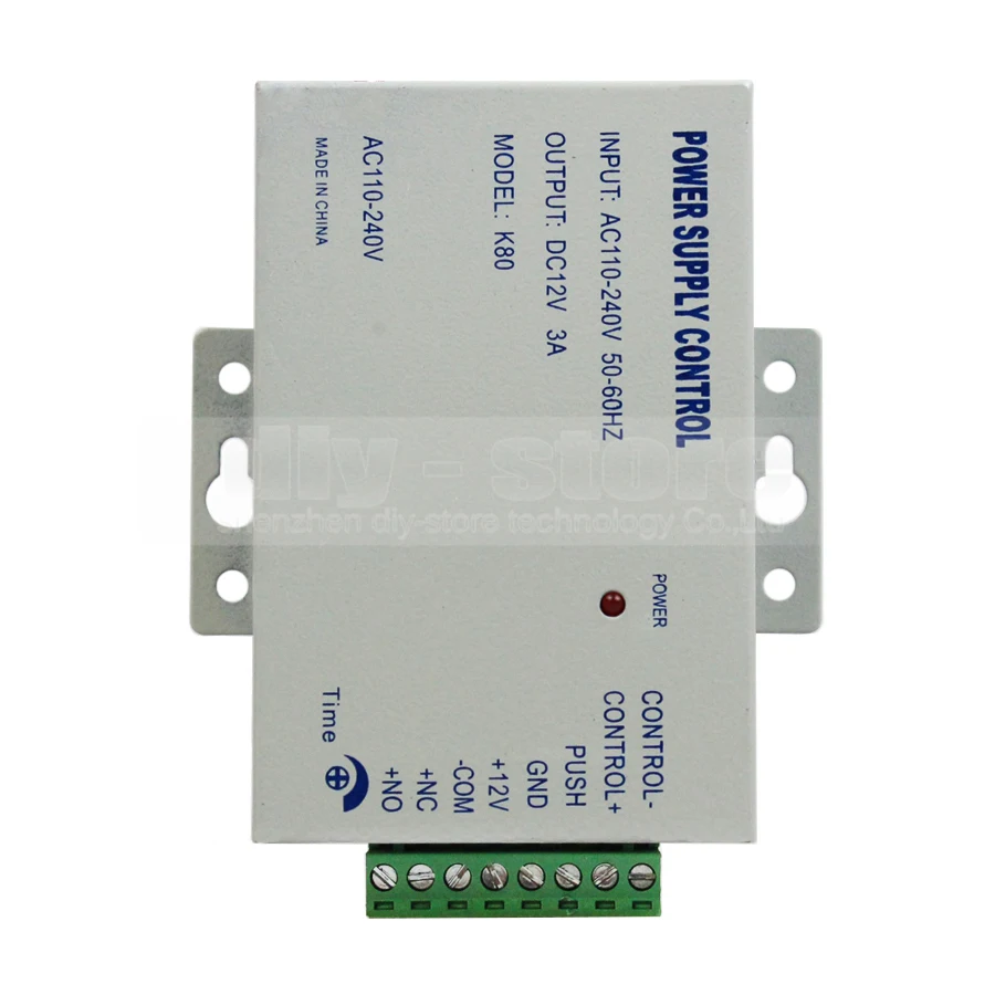 

DIYSECUR Door Access Control Kit Use DC 12V 3A / AC 110~240V Special Power Supply Brand NEW