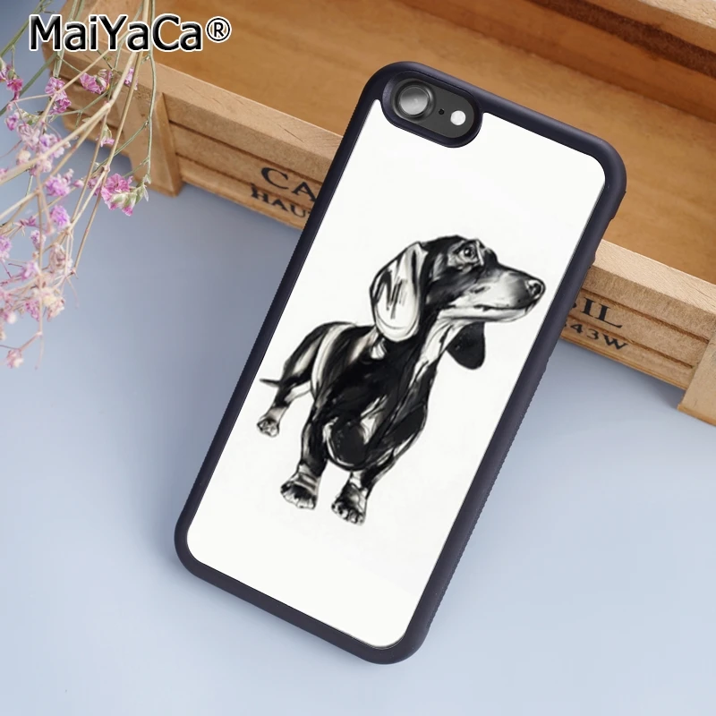Чехол для телефона MaiYaCa Dachshund Dog Teckel Dackel чехол iPhone 5 6 s 7 8 plus 11 pro X XR XS max Samsung S6 S7 edge S8 S9