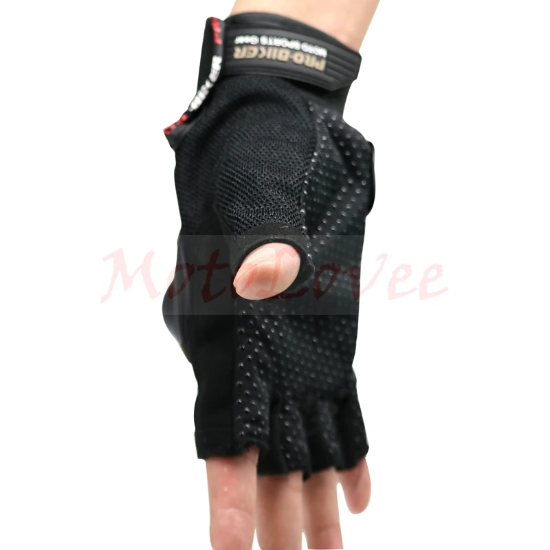Motolovee Мотокросс по бездорожью Гоночные перчатки мотоциклетные половина палец перчатки летние Спорт на открытом воздухе Байк
