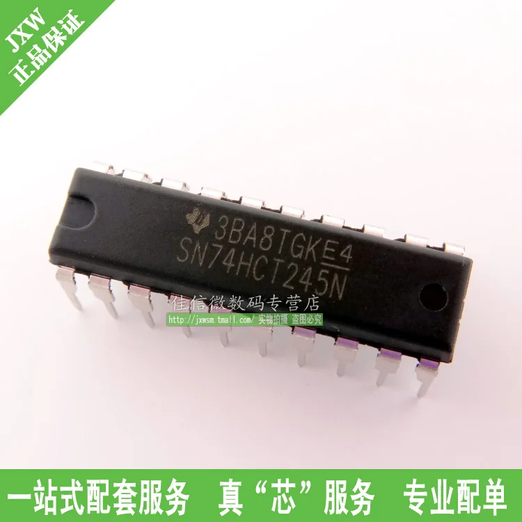 Circuito Integrato Sn74ls245n SN74LS245N - 10 Pezzi Nuovi, Ricetrasmettitori Bus Ottali DIP, Per Circuiti Digitali E Progetti Elettronici Circuito Integrato 74LS245 Nuovo - Foto 2