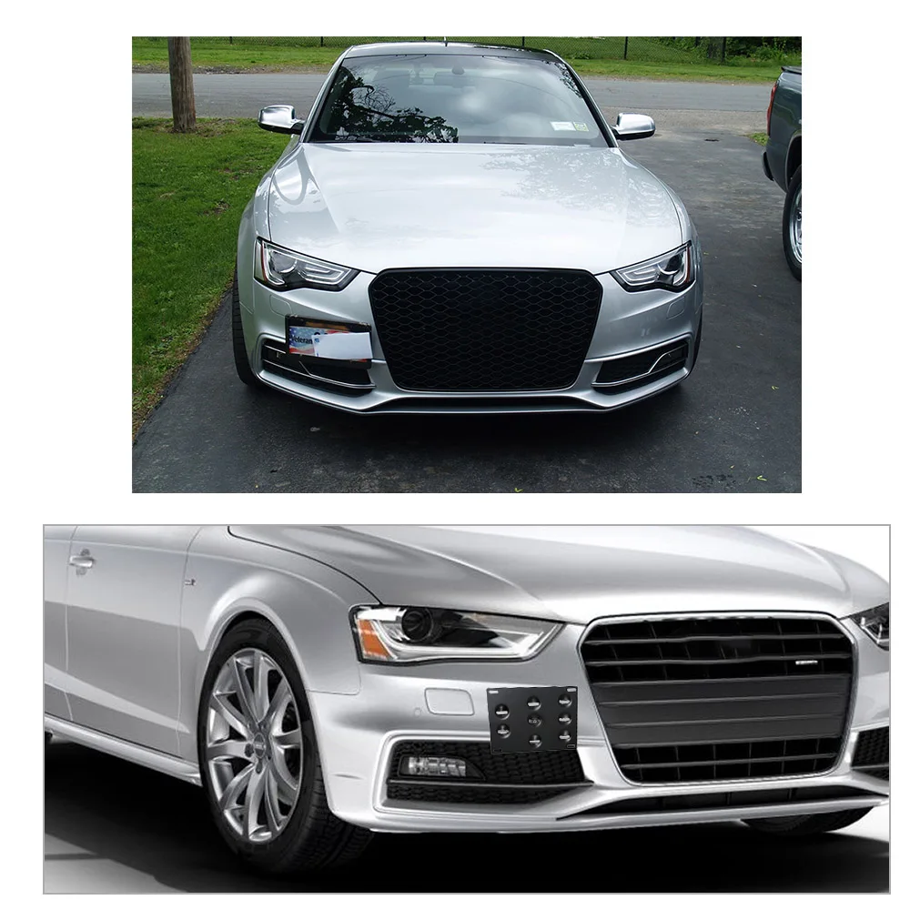 Крепежный кронштейн для переднего бампера Audi A4 A5 S4 S5 RS5 A7|tow hook license|tow license platelicense