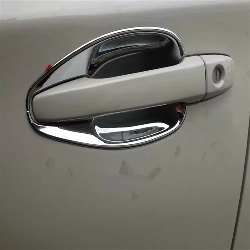Чехол для автомобиля седан Стайлинг Subaru Outback 2014 2015 2016 2017 ABS Хромированная внешняя
