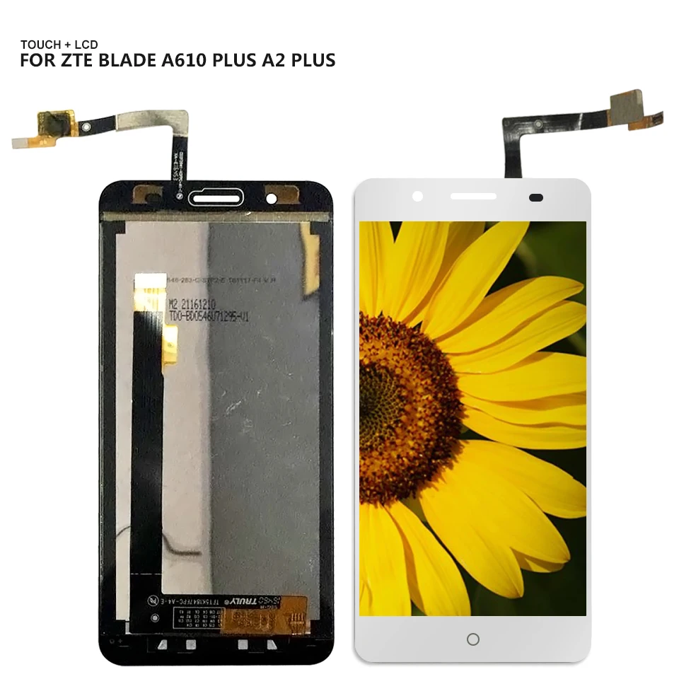 5.5&quot For ZTE Blade A610 plus A2 LCD Display Touch Screen Assembly Free Tools Replacement | Мобильные телефоны и