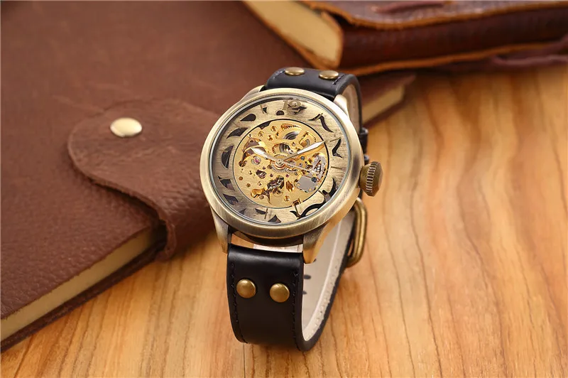 SKELETON MECHANICAL WATCH MEN-5