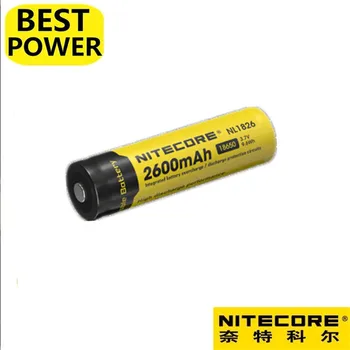 

1 pcs Nitecore NL1826 18650 2600mAh 3.7V 9.6Wh Rechargeable Li-on Battery high quality with protect