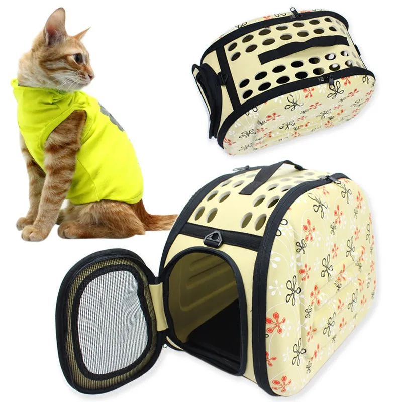 Breathable foldable pet portable shoulder pet bag (3 15kg)in Houses
