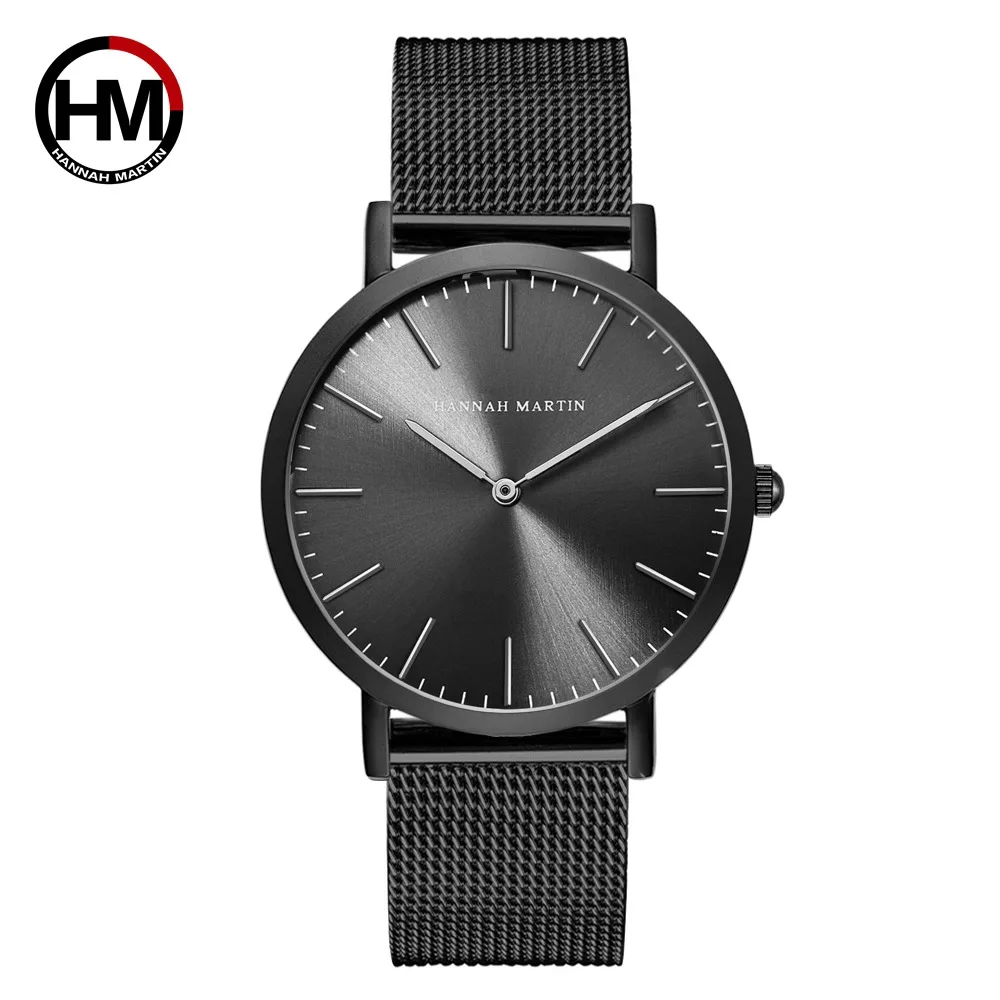 

New Top Luxury Waterproof Men Ultra Thin Simple Wristwatch Fashion Casual Japan Quartz Movement Stainless Steel Mesh Watches