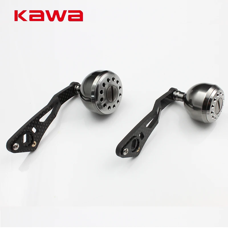 

KAWA Fishing Reel Accessory Strong Carbon Fiber Fishing Reel Handle for Water-drop Reel, Hole size 8x5mm and 7*4mm Together