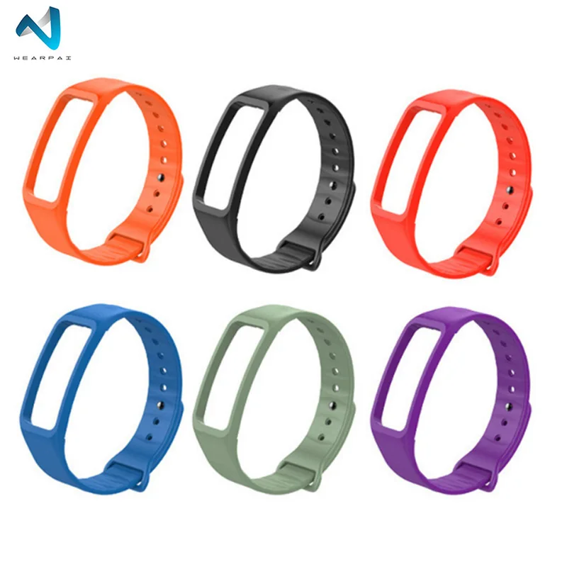 

WearpaiC1P smart watch strap black multi-color mixed replacement strap available