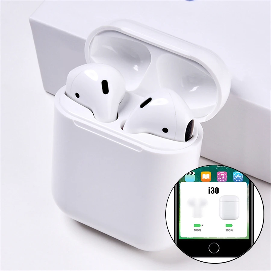 

Original i30 tws Bluetooth Earphones Pop Up Wireless Earphone Touch Bluetooth Earbuds i30tws PK 1:1 Replica i20 tws i30 i12 i10