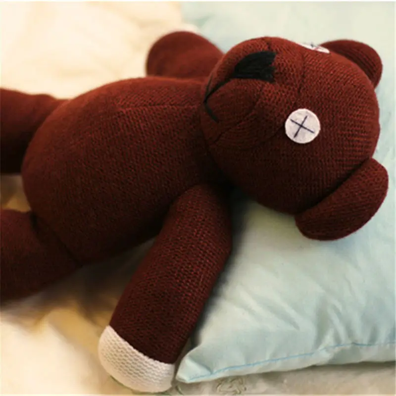 Retail-1-piece-9-23cm-mr-bean-bear-Teddy-doll-Animal-Stuffed-plush-toys-Brown-Figure (3)