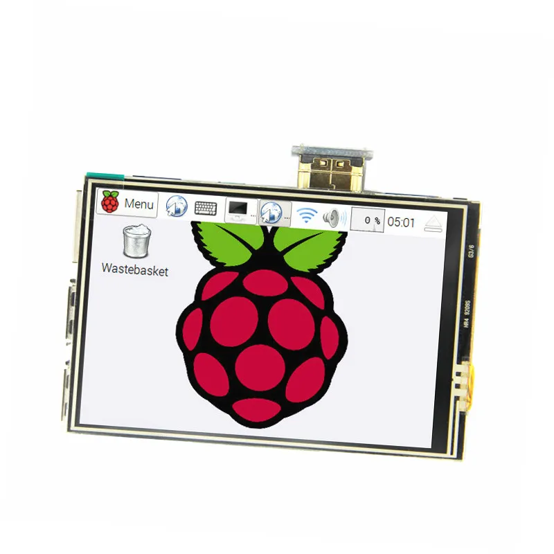 Чехол для Raspberry Pi 3 5 дюйма 800x480 USB HDMI ЖК дисплей сенсорный экран 3D печать с