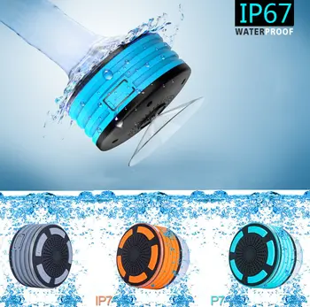 

High Quality Ultra Portable Wireless Bluetooth Speakers V4.0 Waterproof IP67 Sound and Bass