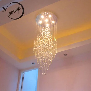 

Modern crystal Europe vintage chandelier empire with GU10 6 lights for living room bedroom hotel hall lobby restaurant loft cafe