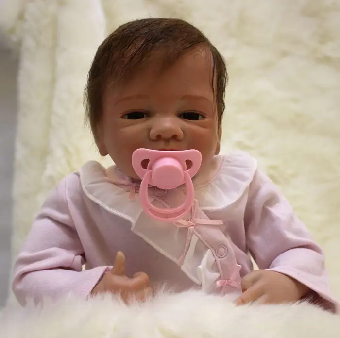 Спящая и бодрствующая девочка Близнецы bebes Reborn Baby Dolls 20 дюймов Мягкие силиконовые