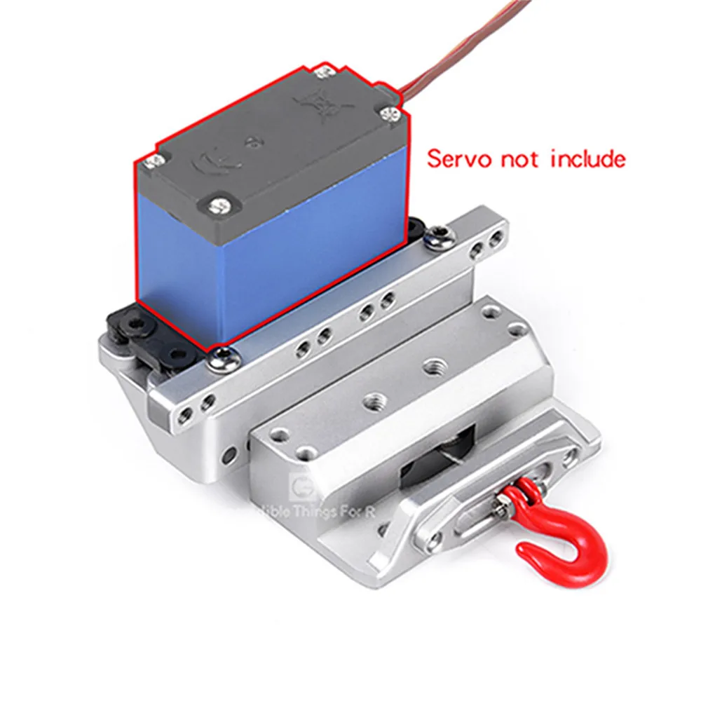 For GRC VP VS4 Built-in Winch Multifunction Bracket Set Servo Pre Front Bracket GAX0124F / S 360-degree Steering Gear Bracket