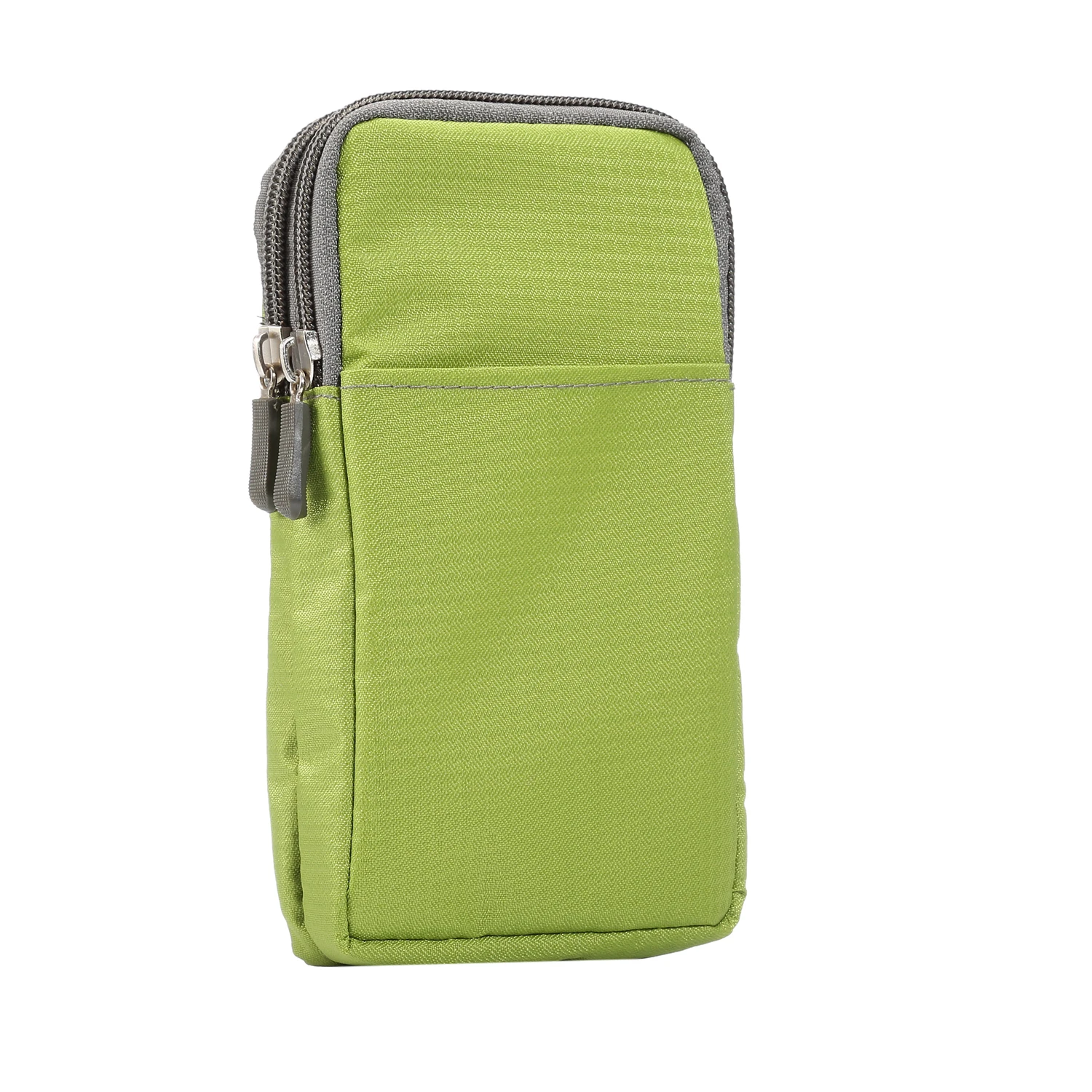6,0 дюймов, для бега, спорта, туризма, ремень, зажим, поясная сумка, Повседневный, мобильный телефон, кошелек, сумка, нейлоновый чехол для IPhone XS MAX XR 7 8 Plus - Цвет: Green