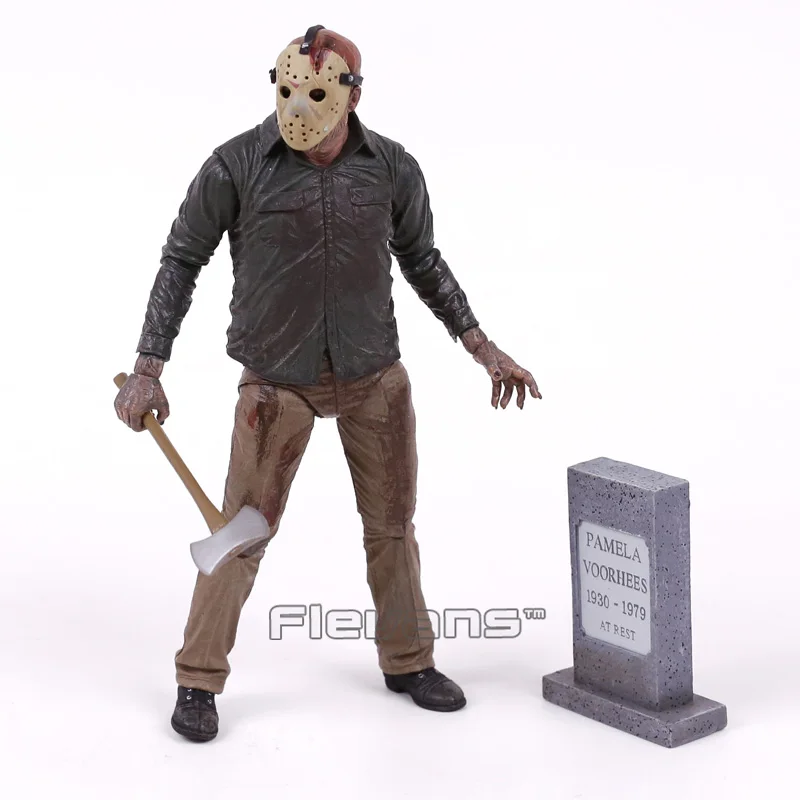 Online NECA Viernes 13 el capitulo Final Jason Voorhees PVC figura de acción coleccionable modelo de juguete