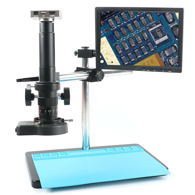 #*Cheap HDMI USB 37MP 1080P Microscope Camera Industrial Digital Video Recorder 180X 300X Lens 10.1\