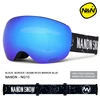 NANDN SNOW-Ski Goggles for Men and Women, Double Layer Lens, Anti-Fog, UV Protection, Magnet Lenses, Snowboard 5