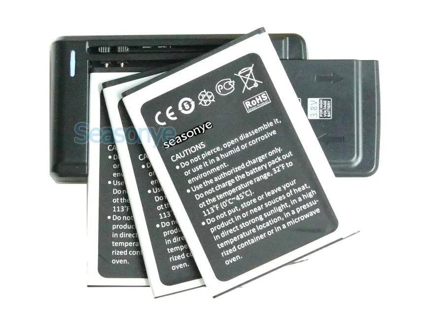 

NEW 3x 2000mAh 7.4Wh PSP5502 Replacement Battery + Universal Charger For Prestigio Muze A5 MultiPhone PSP5502 DUO PSP 5502