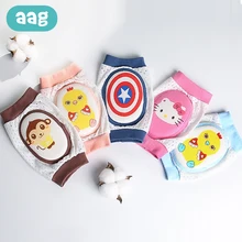 AAG Детские наколенники защитная сетка дышащая Детская безопасность ползающие наколенники Детские наколенники шапочка для верховой езды шкив спортивные 10