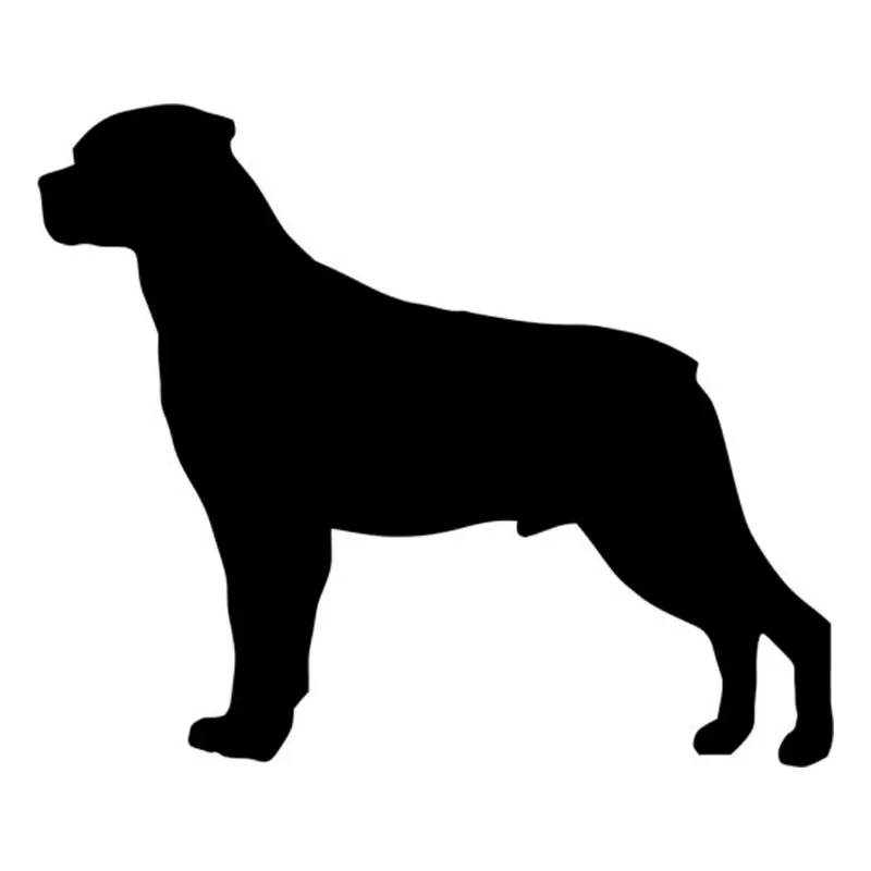 11.6*9.7 CM Rottweiler Hond Vinyl Decal Fashion Silhouet