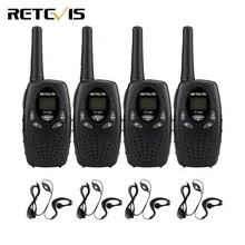 4 шт дети рация Retevis RT628 0,5 Вт UHF PMR446 частота любительская радиостанция + 4 шт динамик A1026