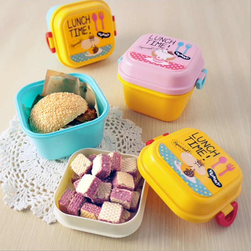 MICCK Bento коробка для детей милый мультяшный Ланч бокс Экологичный Портативный