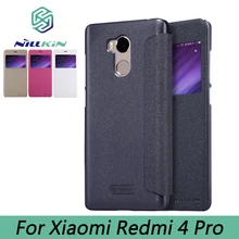 Оригинал Nillkin Для Xiaomi Редми 4 Pro Случае Высокое Качество смарт-Телефона Чехол Для Xiaomi Редми 4 Pro Открытое Окно крышка