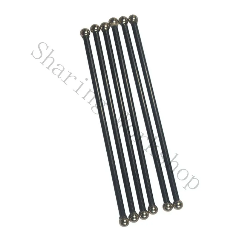 Tubo de Carbono Efetoras + Transporte + 300mm Kit para Delta Reprap Kossel Magnético Diagonal Empurre Rods Faça Você Mesmo Impressora 3d xl 6 rods kit para Delta kossel DIY impressora 3d